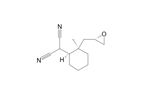 (1'R*,2'S*,2''S*)-[2'-(2'',3''-EPOXYPROPYL)-2'-METHYLCYCLOHEXYL]-PROPANEDINITRILE