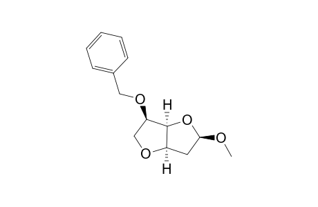 (2R,3AR,6R,6AS)-6-(BENZYLOXY)-2-METHOXY-HEXAHYDROFURO-[3,2-B]-FURAN;METHYL-3,6-ANHYDRO-5-O-BENZYL-2-DEOXY-BETA-D-GLUCOFURANOSIDE