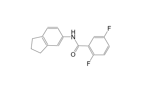 N-(2,3-dihydro-1H-inden-5-yl)-2,5-difluorobenzamide