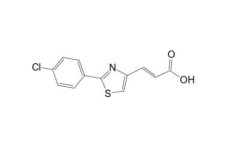 2-Propenoic acid, 3-[2-(4-chlorophenyl)-4-thiazolyl]-