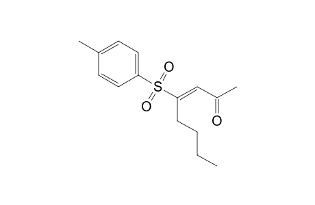 (E)-4-Tosyloct-3-en-2-one