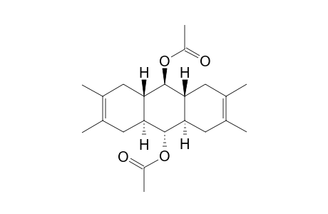 9,10-DIACETOXY-2,3,6,7-TETRAMETHYL-1,4,4A-ALPHA,5,8,8A-BETA,9-BETA,9A-BETA,10-ALPHA,10A-ALPHA-DECAHYDROANTHRACENE