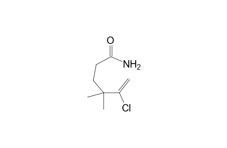 5-Chloro-4,4-dimethylhex-5-enamide