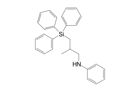 N-(2-Methyl-3-(triphenylsilyl)propyl)aniline