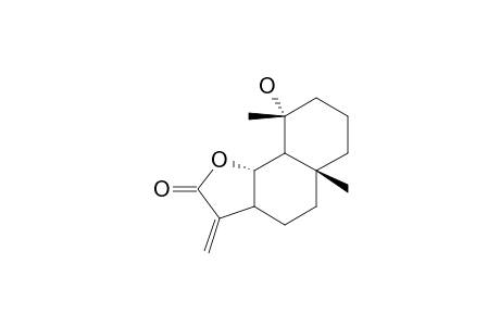 4-ALPHA-HYDROXY-5-ALPHA-H,7-ALPHA-H,6-BETA-H-EUDESM-11(13)-EN-6,12-OLIDE;ARBUSCULIN-A