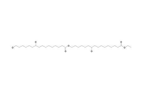 16-ETHOXY-7-HYDROXY-16-OXOHEXADECYL-10',16'-DIHYDROXYHEXADECANOATE