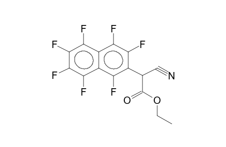 ETHYL 2-PERFLUORONAPHTHALENYL(CYANO)ACETATE