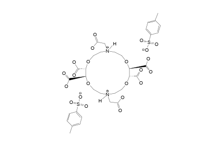 (2R,3R,11R,12R)-1,4,10,13-TETRAOXA-7,16-DIAZACYCLOOCTADECANE-2,3,11,12-TETRACARBOXYLIC-ACID-N,N'-DIACETIC-ACID-BIS-(HYDROGENETOLUENESULFONATE)