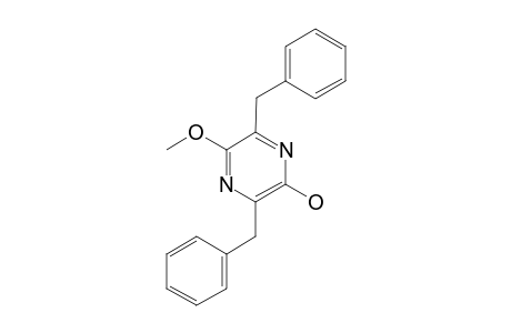 3,6-DIBENZYL-2-HYDROXY-5-METHOXYPYRADINE