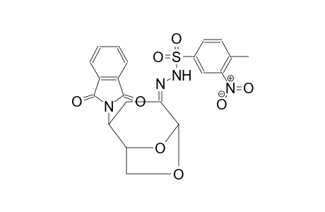 (Z)-N'-(2-(1,3-dioxoisoindolin-2-yl)-6,8-dioxabicyclo[3.2.1]octan-4-ylidene)-4-methyl-3-nitrobenzenesulfonohydrazide