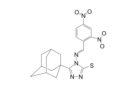 5-(1-ADAMANTYL)-4-(2,4-DINITROBENZYLIDENEAMINO)-3-MERCAPTO-1,2,4-TRIAZOLE