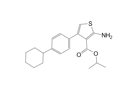 isopropyl 2-amino-4-(4-cyclohexylphenyl)-3-thiophenecarboxylate