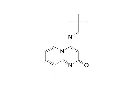 4-((2,2-DIMETHYLPROPYL)-AMINO)-9-METHYLPYRIDO-[1,2-A]-PYRIMIDIN-2-ONE