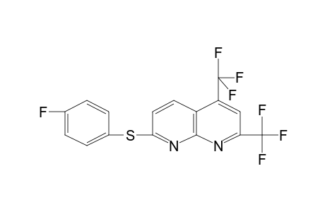 2,4-BIS(TRIFLUOROMETHYL)-7-[(p-FLUOROPHENYL)THIO]-1,8-NAPHTHYRIDINE