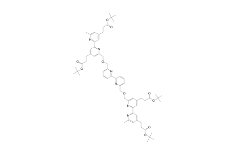 TETRA-(TERT.-BUTYL)-6,6''-[(2,2'-BIPYRIDINE-6,6'-DIYL)-BIS-(METHYLENEOXYMETHYLENE)]-6,6'-DIMETHYL-BIS-(2,2'-BIPYRIDINE)-4,4',4'',4'''-TETRAPROPIONATE