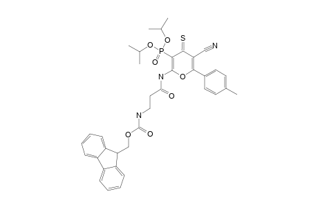 2-(FLUORENYL-9-METHOXYCARBONYL-BETA-GLYCYL)-AMINO-5-CYANO-6-P-TOLYL-4-THIOXO-4H-PYRAN-3-YLPHOSPHONIC-ACID-DIISOPROPYLESTER