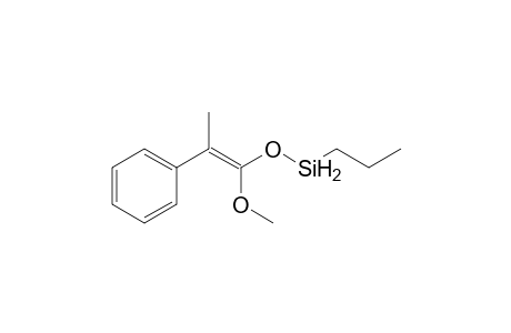 1-Methoxy-1-propylsilyloxy-2-phenylprop-1-ene