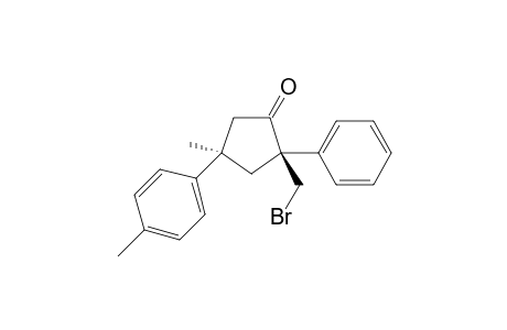 (2R,4R)-2-(bromomethyl)-4-methyl-2-phenyl-4-(p-tolyl)cyclopentan-1-one