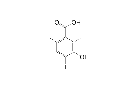 3-Hydroxy-2,4,6-triiodobenzoic acid