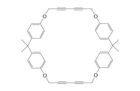 2,9,19,26-Tetraoxa-14,14,31,31-tetramethylpentacyclo[30.2.2.2(10,13).2(15,18).2(27,30)] diatetraconta-1(34),10,12,15,17,27,29,32,35,37,39,41-dodecaene-4,6,21,23tetrayne