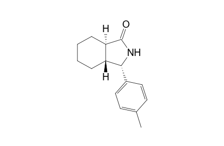 trans-2,3,3a,4,5,6,7,7a-Octahydro-1-oxo-3-(p-tolyl)-1H-isoindole