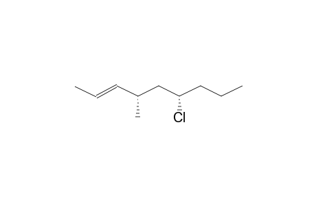 6-S(R)-CHLORO-4-S(R)-METHYL-TRANS-2-NONENE