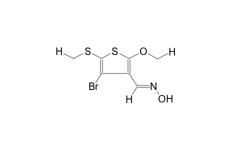 (E)-2-METHOXY-4-BROMO-5-METHYLTHIO-3-(HYDROXYIMINOMETHYL)THIOPHENE