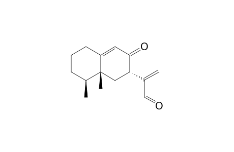 (4S,5R,7S)-8-OXO-EREMOPHILA-9,11(13)-DIEN-12-AL