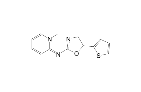 2-(1-Methyl-1,2-dihydropyridylidene)amino-5-(2-thienyl)oxazoline