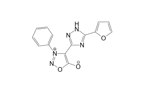 5-(2-Furyl)-3-(3-(phenylsydnon-4-yl)-1H-[1,2,4]triazole