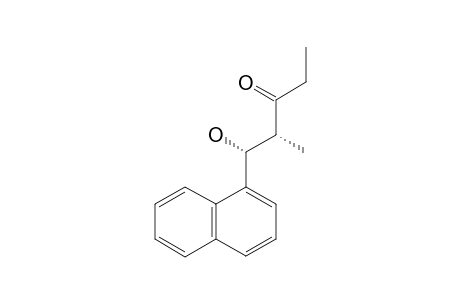 SYN-(4S,5S)-5-HYDROXY-4-METHYL-5-(1'-NAPHTHYL)-3-PENTANONE