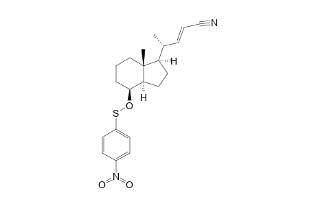 (22-E)-DE-A,B-8-(4-NITROPHENYLSULFENYL)-OXY-24-NORCHOL-22-ENE-23-NITRILE