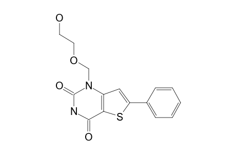 1-[(2-HYDROXY-ETHOXY)-METHYL]-6-PHENYL-THIENO-[3,2-D]-PYRIMIDINE-2,4-DIONE