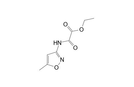 N-(5-methyl-3-isoxazolyl)oxamic acid, ethyl ester