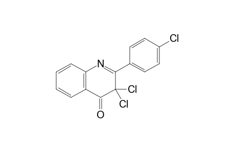 3,3-bis(chloranyl)-2-(4-chlorophenyl)quinolin-4-one