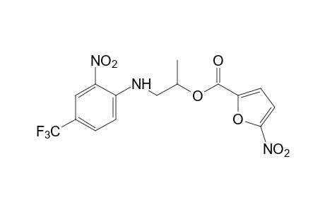 5-NITRO-2-FUROIC ACID, 1-METHYL-2-(2-NITRO-alpha,alpha,alpha-TRIFLUORO-p-TOLUIDINO)ETHYL ESTER