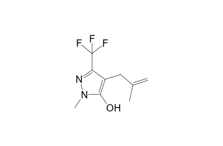 5-Hydroxy-1-methyl-4-(2-methyl-2-propenyl)-3-triifluoromethylpyrazole