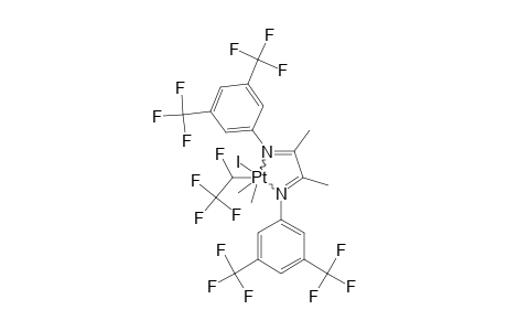 TRANS-[1,2-BIS-(3,5-BIS-(TRIFLUOROMETHYLPHENYLIMINO))-1,2-DIMETHYLETHANE]-IODODIMETHYL-(1H-TETRAFLUOROETHYL)-PLATINIUM-(IV)