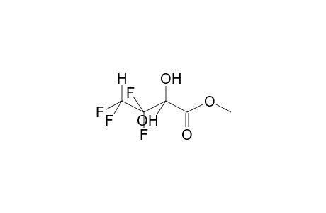 2,2-DIHYDROXY-3,3,4,4-TETRAFLUOROBUTANOIC ACID, METHYL ESTER