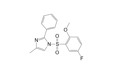 1H-Imidazole, 1-[(5-fluoro-2-methoxyphenyl)sulfonyl]-4-methyl-2-phenyl-