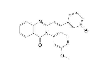 4(3H)-quinazolinone, 2-[(E)-2-(3-bromophenyl)ethenyl]-3-(3-methoxyphenyl)-