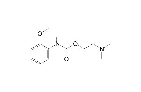 o-methoxycarbanilic acid, 2-(dimethylamino)ethyl ester