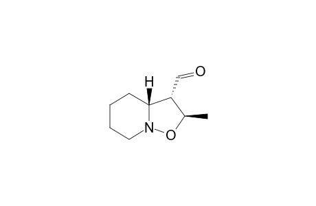 (-)-(3R,4S,5R)-2-METHYL-HEXAHYDRO-ISOXAZOLO-[2,3A]-PYRIDINE-3-CARBALDEHYDE