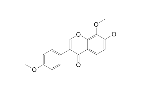 8-O-METHYL-RETUSIN;7-HYDROXY-8,4'-DIMETHOXY-ISOFLAVONE