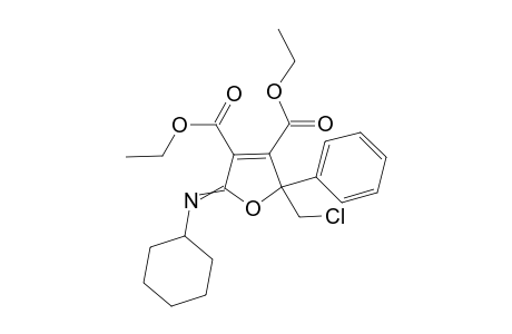 Diethyl 2-(Chloromethyl)-5-(cyclohexylimino)-2,5-dihydro-2-phenylfuran-3,4-dicarboxylate