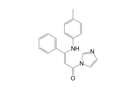 (Z)-1-(1-imidazolyl)-3-(4-methylanilino)-3-phenyl-2-propen-1-one