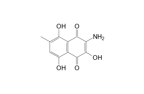 3-Amino-2,5,8-trihydroxy-6(7)-methylnaphthalene-1,4-dione