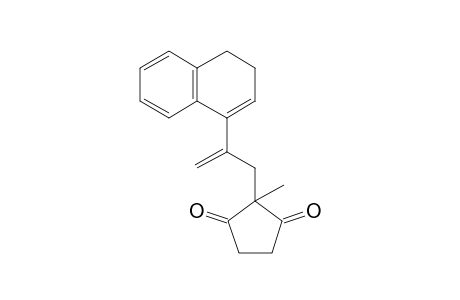 2-[2'-(3",4"-Dihydronaphthalen-1"-yl)prop-2'-enyl]-2-methylcyclopentane-1,3-dione