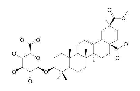 3-O-BETA-[GLUCURONOPYRANOSYL]-METHYL-SPERGULAGENATE