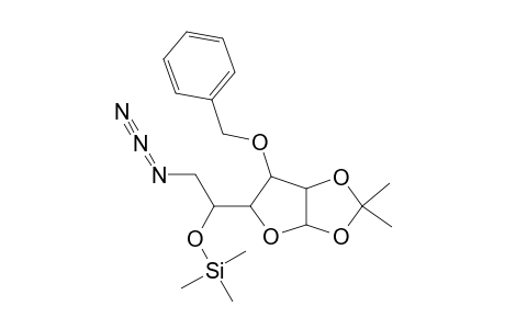 1,2-ISOPROPYLIDENE-3-O-BENZYL-5-O-(TRIMETHYLSILYL)-6-AZIDO-6-DEOXY-BETA-L-IDOFURANOSE